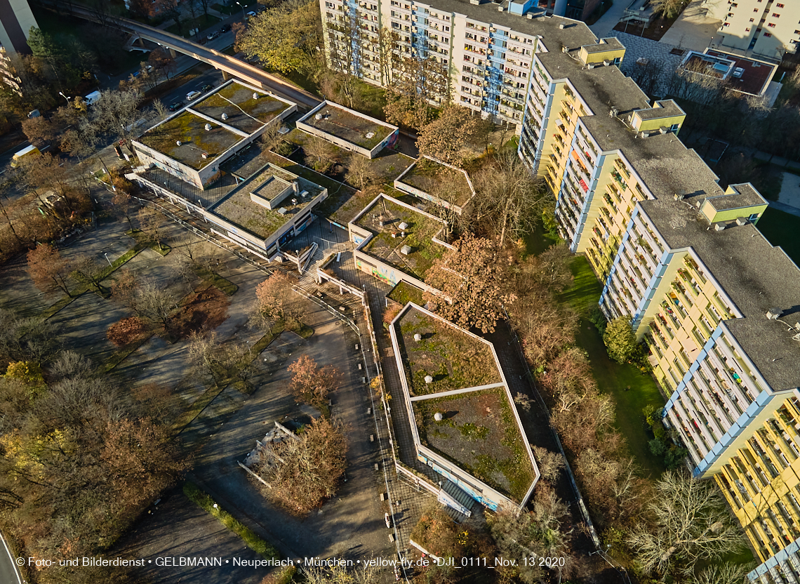 13.11.2020 - die Abrissbaustelle Quiddezentrum in Neuperlach